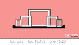 Wall shelf frames